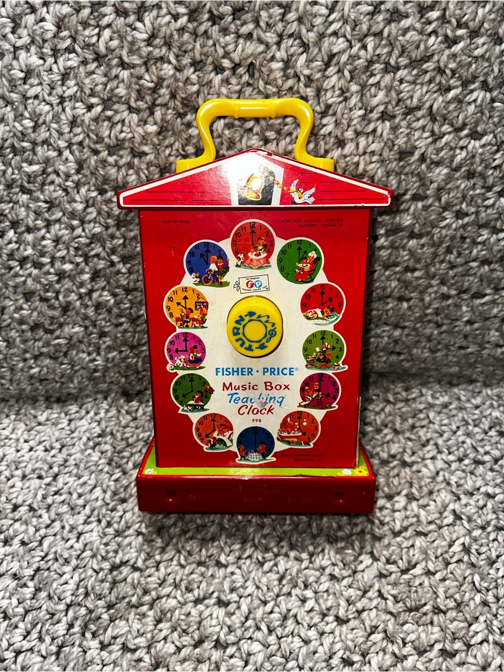 Fisher-Price Teaching Clock: Tested & Works - Picture 4 of 10